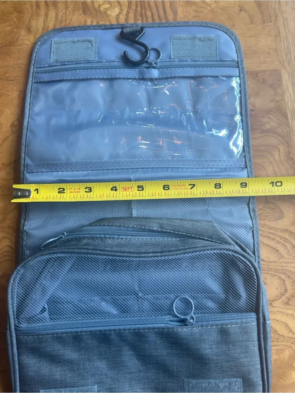 NWT Hanging Jewelry Organizer Travel Storage Roll Black